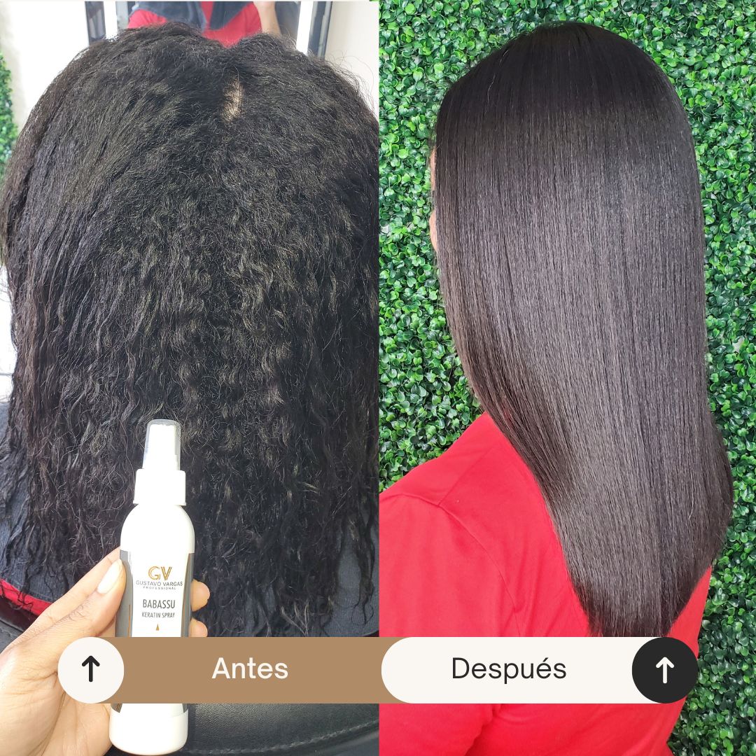 Babassu Keratin Spray and Recovery Mask Combo