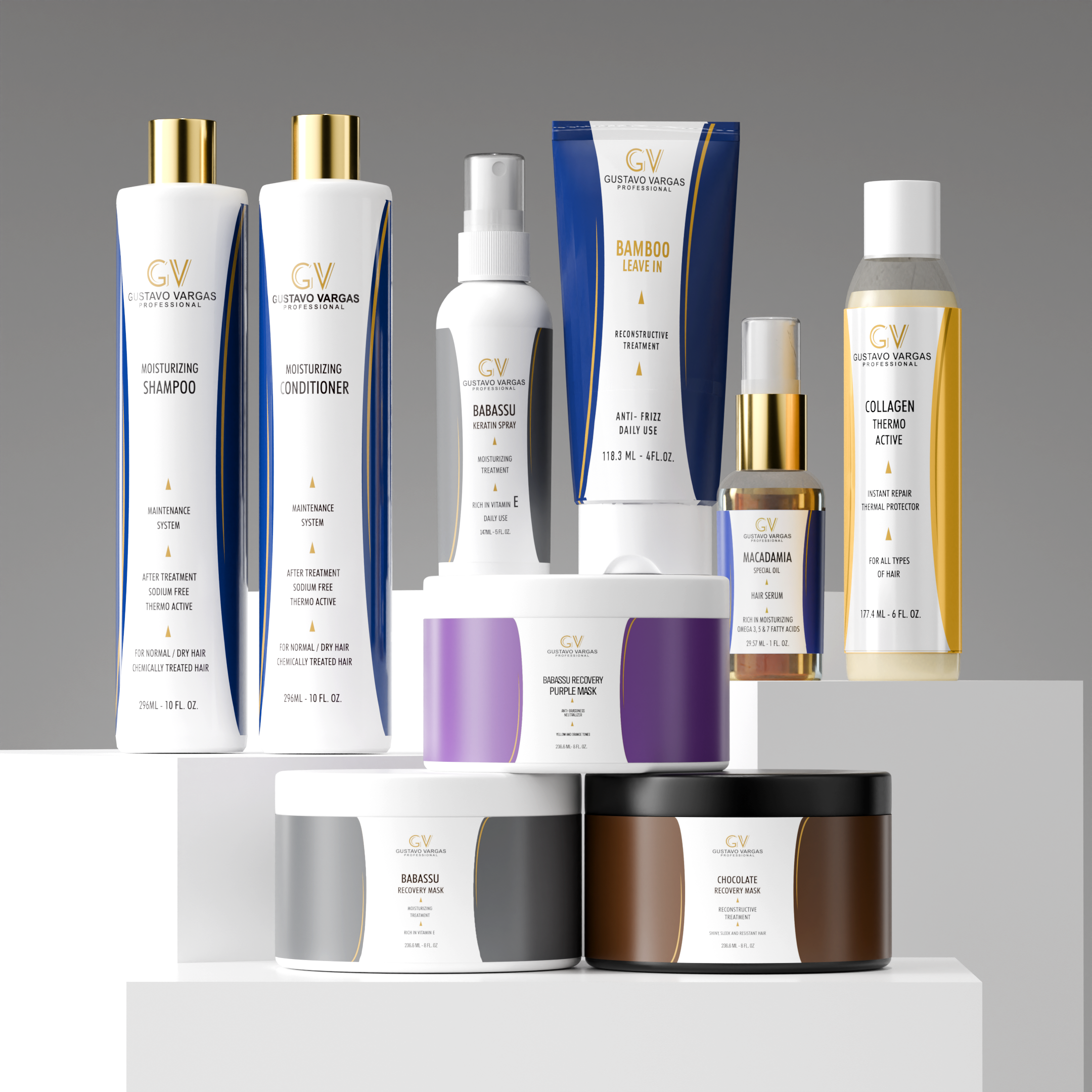 Gustavo Vargas Blonde Hair Kit