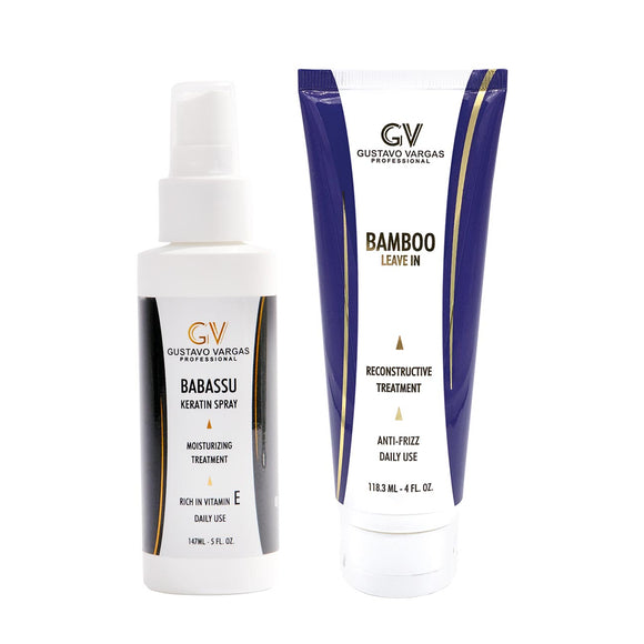Babassu Keratin Spray and Bamboo Leave In